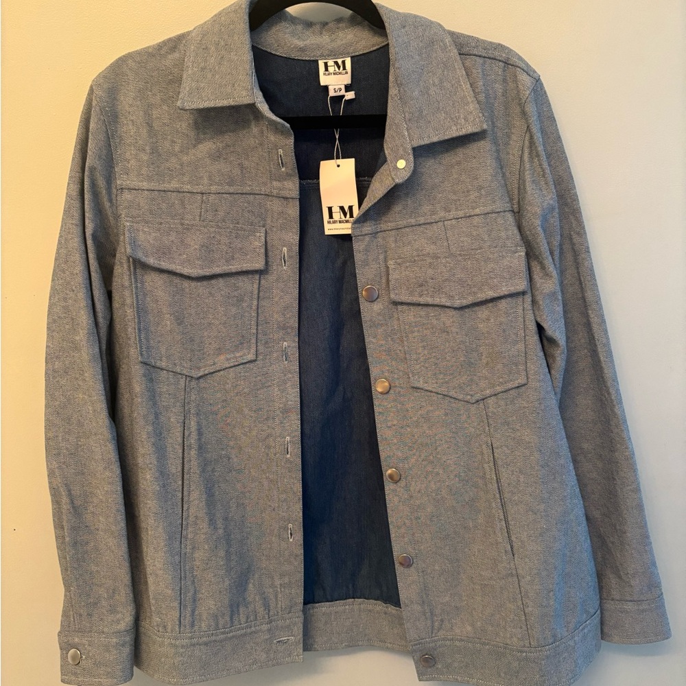 Women's Lightweight Gray Shirt Jacket